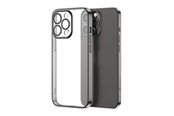 Handys - Cover & Cases - Joyroom  14Q Case case for iPhone 14 Plus case cover with metallic frame black (JR-14Q3-black) - JR-14Q3 Black