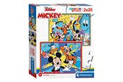 Puzzle - Clementoni Puzzle Mickey Mouse 2x20st. Boden - 24791