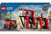 LEGO®  - LEGO City 60414 Feuerwehrstation mit Drehleiterfahrzeug - 60414