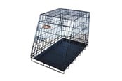 Hunde - Active Canis Reise-Hunde-Auto-Schrägbox L90 W56 H65 cm Schwarz - T6892