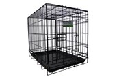 Hunde - Active Canis Reise-Hunde-Autobox Medium L77 W48 H57 Cm Schwarz - T6860M