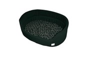 Hunde - Danish Design Schwarz mit silbernen Pfoten Slumber Bed 67cm - D01527