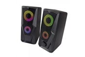 Lautsprecher - Computer - Esperanza SPEAKERS 2.0 USB LED RAINBOW BAILA - Schwarz - EGS103