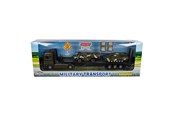 Spielzeugauto - 2-Play Traffic 2-Play Die-cast Truck Transporter with Tanks 24cm - 540104