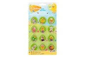 Kreativ-Spiele - Creative Craft Group 3D Easter Stickers with Glitter 12pcs. - 810028