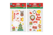 Kinderzimmer - Creative Craft Group Christmas Window Stickers (Assorted) - 800037