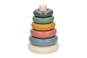 Baby Spielzeug - Cavallino Toys Stacking rings Pastel colors 7 pcs. - 9660LN01