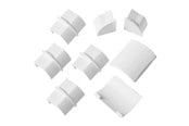 Andere Kabel - D-LINE Adapter Kit 22x22mm 8 Pieces White - FLCOCPECAP22W