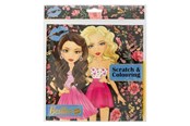 Kreativ-Spiele - Besties Scratch & Colouring 12 p. 20*20 - 140010