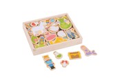 Holzspielzeug - Bigjigs Fantasy Magnets 35dlg. - BJ271
