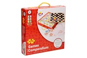 Brettspiele - Bigjigs Wooden Board Games 4in1 - BJ355