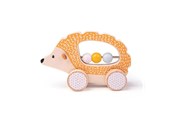 Baby Spielzeug - Bigjigs Wooden Push Hedgehog 100% FSC - 32006