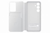 Handys - Cover & Cases - Samsung Galaxy S24 Smart View Wallet Case - White - EF-ZS921CWEGWW