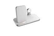 Handys - Adapter und Ladegeräte - ZENS 4 in 1 Stand+Watch Wireless Charger Aluminium - White - ZEDC15W/00