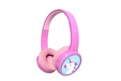 Kopfhörer/Headsets - DENVER Kabelloser Kinderkopfhörer - 85dB Max - Rosa - BTH-106P