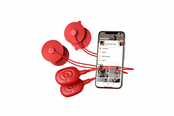 Massage - Therabody PowerDot DUO RED 2.0 electronic muscle stimulator - PD01920-01