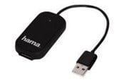 Netzwerkadapter (Netzkarte, Druckserver, u.s.w.) - Hama "Basic" Wi-Fi Data Reader - network media streaming adapter - USB 2.0 - 119450