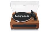 Plattenspieler - Lenco LS-430BK - Record Player with 4 built-in speakers - Brown - Plattenspieler Braun - LS430BN