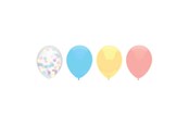 Spielzeug - Haza Witbaard Balloon mix Pastel 6pcs. - 439341
