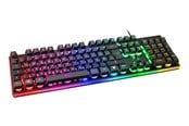 Tastaturen - Deltaco GAMING Full Size - Gaming Tastaturen - Deutsch - Schwarz - GAM-021-RGB-DE