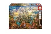 Puzzle - Educa 8000 pcs Dream Town - 80-19570