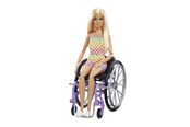 Dolls & Accessories - Barbie  Fashionista Rollstuhl Karomuster - HJT13