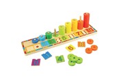 Baby Spielzeug - Bigjigs Wooden Learning Game Counting 55 pcs. - BJ531