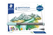 Utensilien zum Schreiben und Zeichnen - Staedtler Brush Pens "Lake Colours" 4 pcs - 371 BK4-2