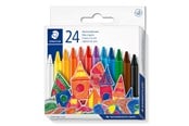 Utensilien zum Schreiben und Zeichnen - Staedtler Wax crayon 8mm 24pcs.box - 220 08 C24