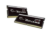 Arbeitsspeicher (RAM) - G.Skill Ripjaws SODIMM DDR5-5600 - 64GB - CL46 - Dual Channel (2 pcs) - Intel XMP - Schwarz - F5-5600S4645A32GX2-RS