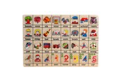 Puzzle - Playwood Wooden Stud Puzzle My First Words Holz - RS198