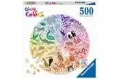 Puzzle - Ravensburger Circle of Colors Puzzles - Animals 500pcs. Boden - 171729