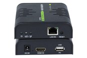 Repeater, boosters, bridges & Transceiver - TECHLY 120m HDMI KVM EXTENDER over Network Cable - IDATA HDMI-KVM2