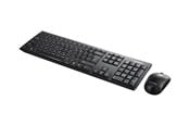 Tastaturen - Lenovo 100 Wireless Combo - keyboard and mouse set - English - black - Tastatur & Maus Set - Englisch - Schwarz - GX30L66303
