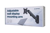 Monitorhalterung - Gembird MA-WA1-01 mounting kit - adjustable arm - for LCD display - fine texture black - MA-WA1-01