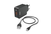 Handys - Adapter und Ladegeräte - Hama Charger Micro-USB 220V Black 1.5m - 00201621