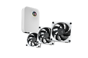 Gehäuselüfter - HYTE THICC FP12 Fan 3 Pack - Gehäuselüfter - 120mm - Weiß mit schwarzen Flügeln - 47 dBA - FAN-HYTE-FP12-BW-3NP