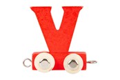 Holzspielzeug - Small Foot - Wooden Letter Train Color - V - 10372