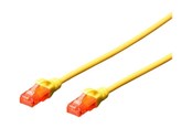 Netzwerk - Kabel - DIGITUS Professional patch cable - 25 cm - yellow - Gelb - 0.25m - DK-1617-0025/Y