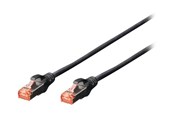 Netzwerk - Kabel - DIGITUS Professional patch cable - 10 m - black - Schwarz - 10m - DK-1644-100-BL-5