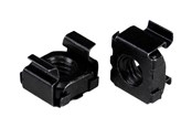 Rack-Gehäuse - StarTech.com 10-32 Cage Nuts - 50 Pack - Rack Mount Clip Nuts - For Square Hole Server Rack - Black (CABCAGENUTS1032) - cage nuts - CABCAGENUTS1032