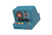 Tragbare & Party-Lautsprecher - MOB Speaker Retro Camera Blue - RS-80-BL1