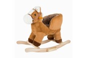 Baby Spielzeug - Small Foot - Wooden Rocking Horse Brown with Seat and Sound - 10616