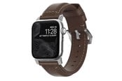 Smartwatch - Accessories - Nomad - Traditional Band - 44mm/42mm | Silver Hardware | Rustic Brown Leather - NM1A4RST00