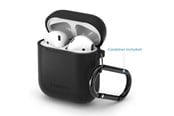 Kopfhörer/Headsets - Spigen Silicone case - black - AirPods 1/2019 - 066CS24808