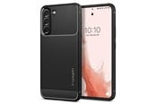 Handys - Cover & Cases - Spigen Rugged Armor - matte black - Samsung Galaxy S22 - ACS03986