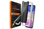 Handys - Schutzfolie - Spigen Glass AlignMaster Privacy 1 Pack - iPhone 11 - AGL00103