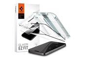 Handys - Schutzfolie - Spigen Glass tR EZ Fit 2 Pack - FC Black - iPhone 15 Pro Max - AGL06873