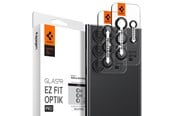 Handys - Anderes Zubehör - Spigen Glass tR EZ Fit Optik Pro 2 Pack - black - Samsung Galaxy S24 Ultra - AGL07425