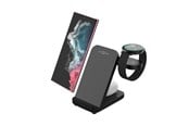 Handys - Adapter und Ladegeräte - FIXED 3in1 Wireless Charging station for Samsung Black - FIXPOS-SA-BK